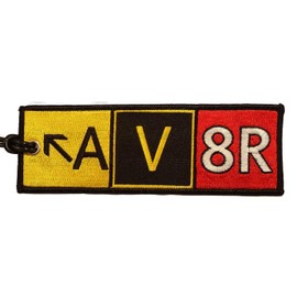 Airport Taxiway Sign Keychain (Original AV8R (Luggage Tag))