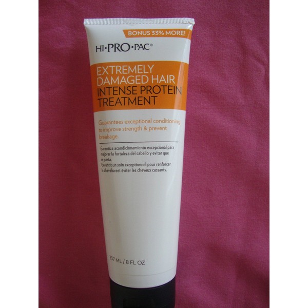 Hi Pro Pac Extremely Damaged Hair Intense Protein Treatment 8 Oz.