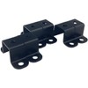 6 PCS 1x1" Square Pipe Tube Strap Clamps,1 inch metal