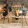 Camping Racks Aluminum Alloy Folding Triangular Shelf Collapsible Hanging Organizer