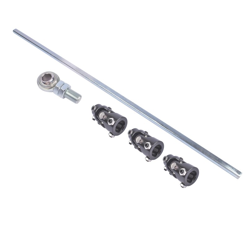 GELUOXI 3 Black U Joint 36" Steel Steering Shaft Support