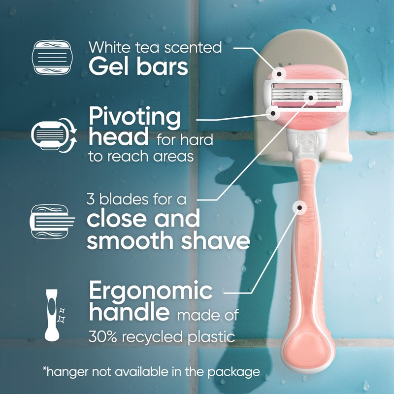Gillette Venus Gillette Venus ComfortGlide White Tea Women's Razor -