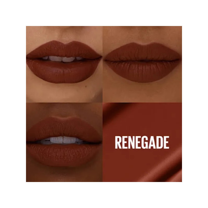 Labial Líquido Larga Duración Superstay Matte Ink Maybelline Renegade