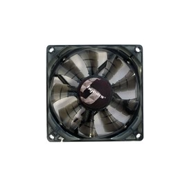 Bgears b-PWM 80mm Black LEDs Gaming PC Cooling Fan, High Speed High Performance 2 Ball Bearing PWM Signal, Mini 4 pin Connector, 500-4000 RPM with high Airflow of 78 CFM, 12VDC Fan, 80x80x25mm