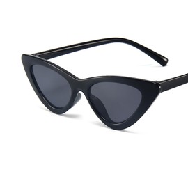 WZWLKJ Little Girls Cat Eye Sunglasses Retro Vintage Narrow Sunglasses for Kids for Outdoor Beach Holiday