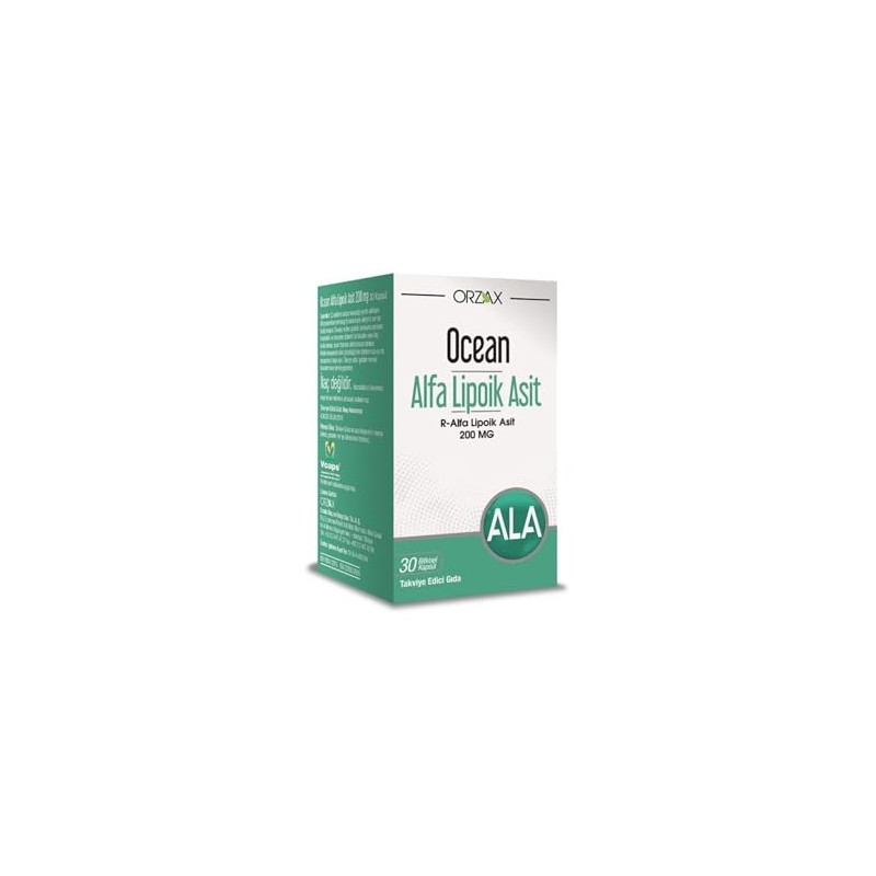 Ocean Orzax Alfa Lipoik Asit 200 Mg 30 Kapsül 74252