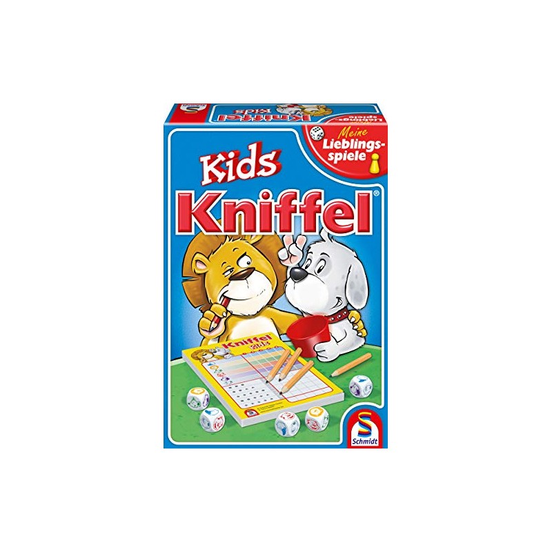 Schmidt Spiele 40535 Kniffel Kids, Kinderspiel, bunt