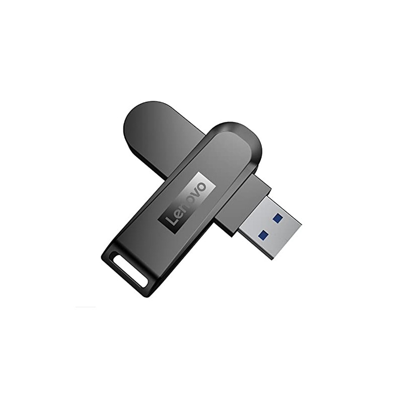 Lenovo USB Flash Drive X3 (64GB, Black) High Speed USB