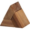 3 Pieces Pyramid - Wooden Puzzle