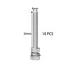 10 Sets of Stainless Steel Nuts & Bolts – Hex