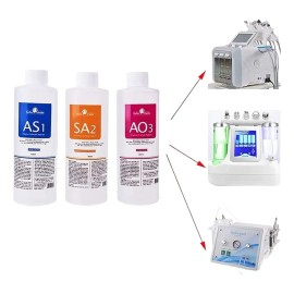 Kit Bella Mette Hydrafacial Liquidos Ao3 As1 Sa2 3 botellas 400mL