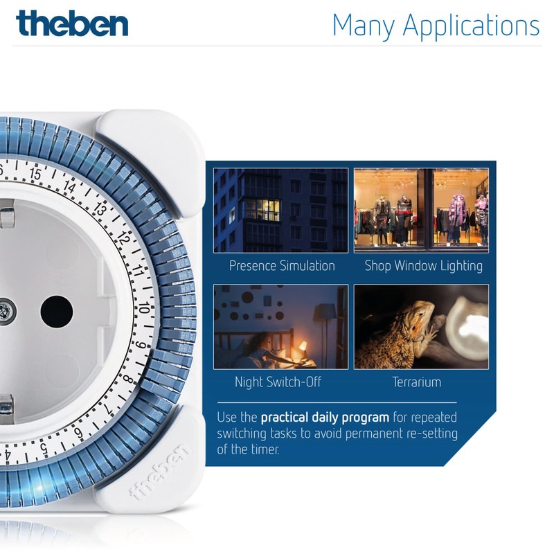 Theben 0260855 timer 26 IP 44 - Analogue Timer for