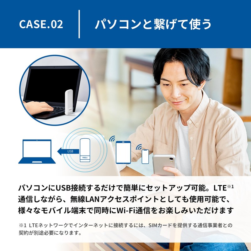 LTE Compatible USB Dongle PIX-MT110