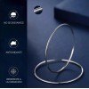 Aretes Arracada Redonda De Plata 925 +bolsa De Tela