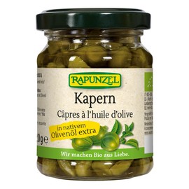 Rapunzel Organic Capers in Olive Oil 120 g