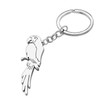 YAYAKO Stainless Steel Parrot Keychain Cute Bird Charms Wallet Car