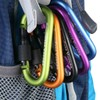 Boundless Voyage 8pcs Outdoor Aluminum D Ring Keychain Camping Carabiners
