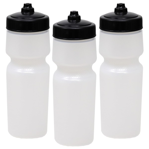 Rolling Sands USA Made 24 oz Sports Squeeze Water Bottles,