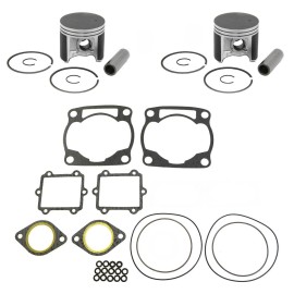 SPI 1999 Arctic Cat ZL 600 EFI Carb SPI Pistons Top End Gasket Kit Std Bore 78mm