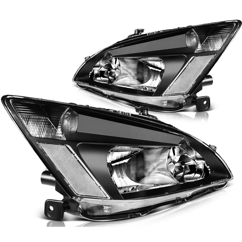 LBRST Headlight Assembly Fit For Honda For Accord 2003-2007 Clear