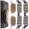 Caltric Front And Rear Brake Pads for Honda CB600F CB600F2