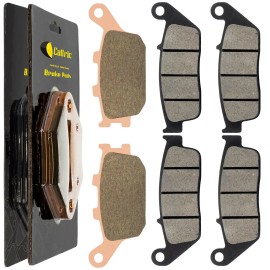 Caltric Front And Rear Brake Pads for Honda CB600F CB600F2 Hornet S 600 1998-2006