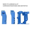 RC 1/18 Bumper Replacement Aluminum Alloy RC Front Rear Bumpers