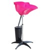 Portable 10L Salon Removable Vertical Shampoo Bowl Basin Height Adjustable