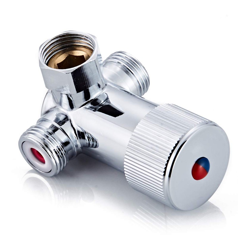 Fyeer Faucets Hot and Cold Water Temperature Mixer Mixing Valve