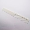 Hongo No.107 Professional Cut Comb, Wet and Dry Use, White,