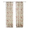 Greenland Home Antique Rose 100% Cotton Curtain Panel Pair, 42