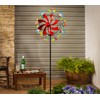 QVC Plow & Hearth Interchangeable Garden Wind Spinner - Color: