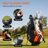 Magnetic Golf Towel, Ultra-Absorbent Microfiber Cleaning Towel (2, Dark Blue)