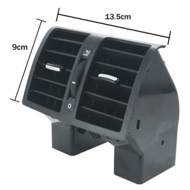 Kalunfex Lüftungsgitter hinter der Mittelarmlehne für T-u-ran Caddy 1TD819203A Lüftungsauslass,Abluftgitter