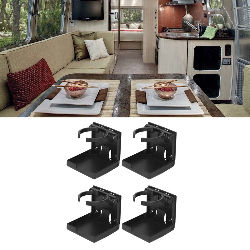 Stainless Steel Adjustable Folding Cup Holder for Marine Boat Caravan