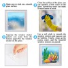 JarThenaAMCS Large Summer Window Clings Ocean Themed Seaweed Coral Window