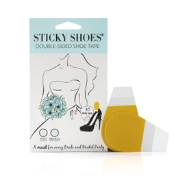 Sticky Shoes Double Sided Shoe Tape for Weddings, Special Events, Everyday Use- Anti Slip Tape for Heels and Flats - 10 Pack