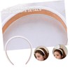 TOVINANNA 2sets Material Comfortable Women Clip Headband Curly Thick Hair