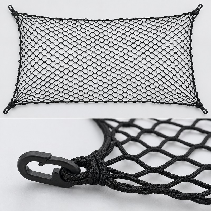 Pet Car Barrier Net – Elastic Dog Safety Mesh Divider