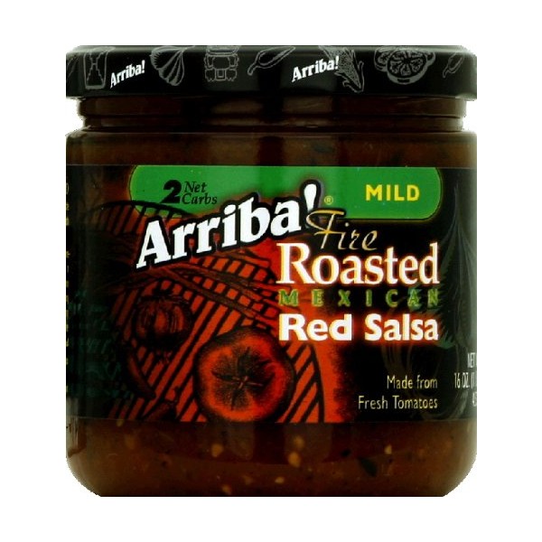 Arriba! Fire Roasted Mexican Red Salsa, Mild, 16.0 Oz(Pack of 3)