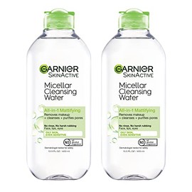 Garnier Skinactive Micellar Cleansing Water for Oily Skin, 2 Count