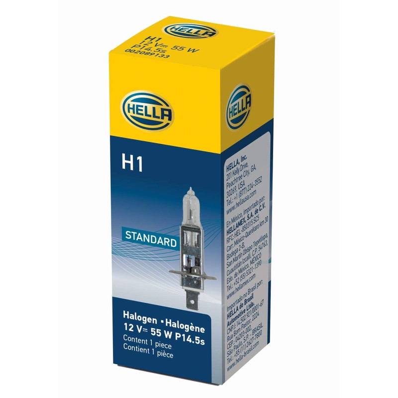 HELLA H1 Standard Halogen Bulb, 12 V, 55W