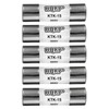 HQRP 5-Pack KTK-15 Midget Fast-Acting Digital Multimeter Fuse 15 A