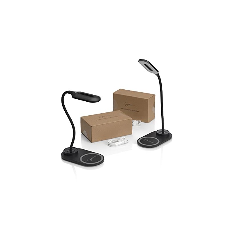 Auraglow LED Flexible Neck Desk Lamp with 3 Colour Modes