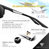 SIPLION Men's Sunglasses Polarized Sport Glasses for golf fishing driving