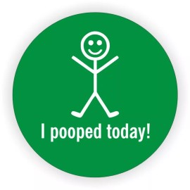 Unbranded/Generic 3 pcs Funny I POOPED TODAY Hard Hat Stickers Helmet Tool Box Decals Plumber
