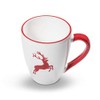 GMUNDNER KERAMIK Manufaktur 0318TAFR09 Ruby Red Stag 0.3 Litre Breakfast
