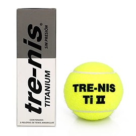 Pelota de Tenis modelo Titanium II 1 envase con tres pelotas marca Tre-nis