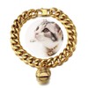 AAAbling 18K Gold Cat Dog Collar Kitten Puppy 1/2inch 12mm