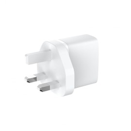 JAYM - Dual USB-A Charger 12W 2.4A White - UK Plug + Dubai